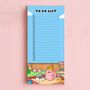 Cute Pig To Do List Notepad, thumbnail 4 of 4