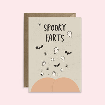 Spooky Farts Halloween Birthday Card, 2 of 3