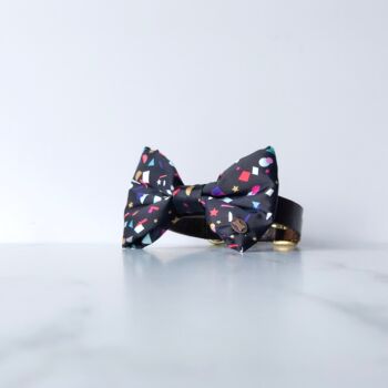 Confetti Party Dog Bow Tie, 3 of 5