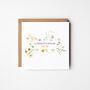 Floral Personalised Congratulations Card, thumbnail 2 of 2