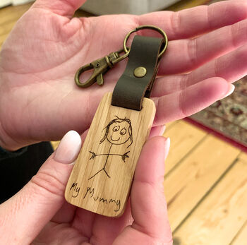 Personalised Child's Drawing Keyring, 2 of 6