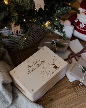 Personalised Christmas Eve Box With Reindeer, 6 of 6