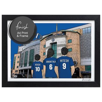 Chelsea Fc Personalised Football Gift, Print Or Card, 10 of 10