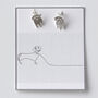 Personalised Sweet Dog Earring Jacket In A Box, thumbnail 5 of 7