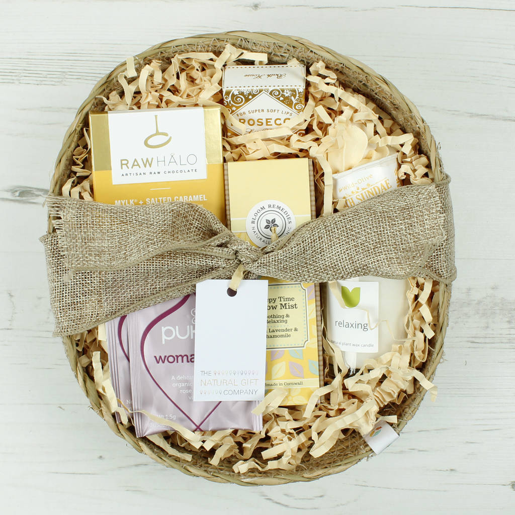 new mum's gift basket by green tulip ethical living