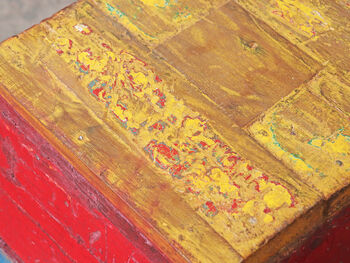 Painted Vintage Wooden Stool, 6 of 8