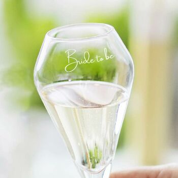 Personalised Bride To Be Glass, 4 of 8