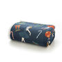 Nutcracker Navy Fleece Throw With Sherpa 41021115, thumbnail 2 of 4