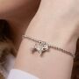 Personalised Sterling Silver Cockapoo Bracelet, thumbnail 1 of 7