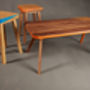 Solid Wood Coffee Table With Colour And Cork Detailing, thumbnail 3 of 5