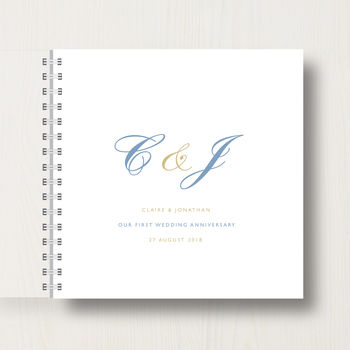 Personalised Wedding Or Anniversary Memory Book, 8 of 12