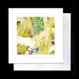 Four Hand Painted Greeting Cards 'Abstract Seven', thumbnail 3 of 4