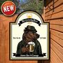 The Grizzly Beer Personalised Bar Sign, thumbnail 1 of 9