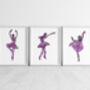 Ballerina Set Of Prints, thumbnail 1 of 4