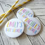 Baby Shower Party Personalised Badges, thumbnail 3 of 6