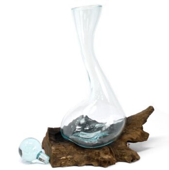 Handblown Wine Decanter Set, 4 of 5