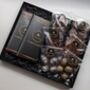 Chocolate All Dark Luxury Gift Box Wax Stamped, thumbnail 1 of 2