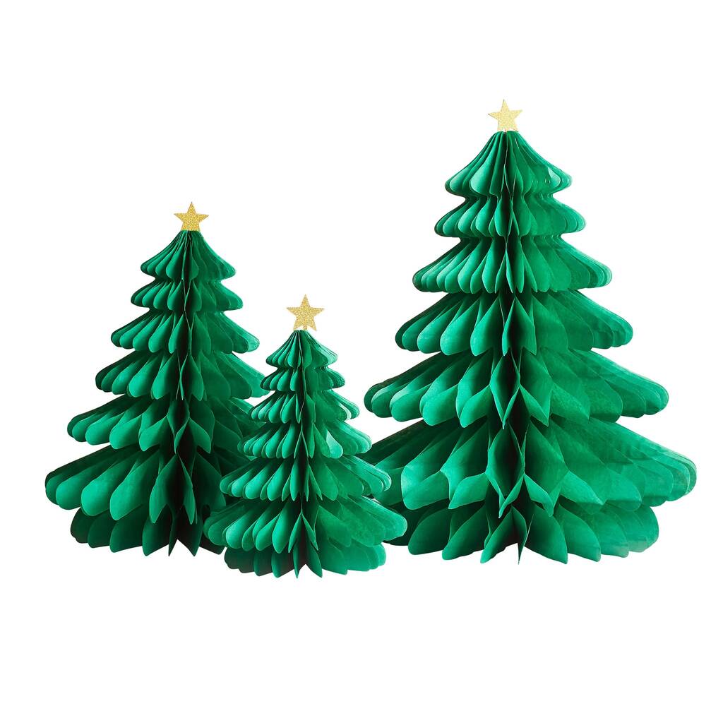Three Christmas Tree Decorations By designedbyflossie