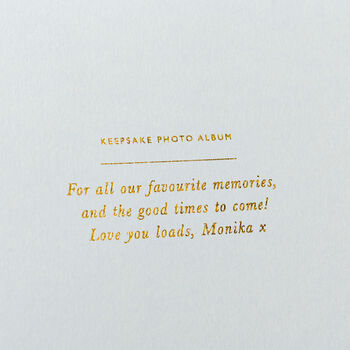 Personalised Remember When Luxury Photo Album, 3 of 6