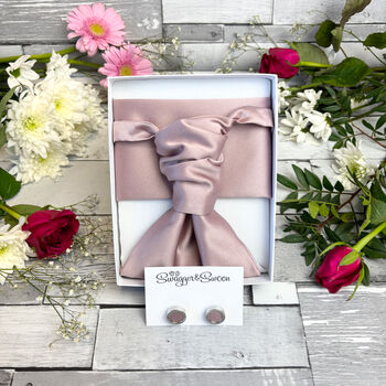 Suede Pink Wedding Set, 8 of 9