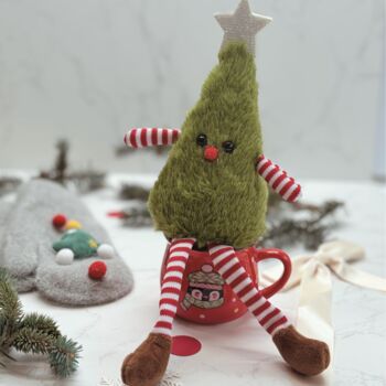 Christmas Eve Gift Box For Kids – Pink Mug, Cosy Gloves, Toy And Chocolate Treat, 3 of 9