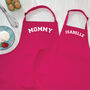 Varsity Personalised Mother And Child Aprons, thumbnail 6 of 8