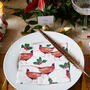 Christmas Pheasant Table Decorations Pack, thumbnail 4 of 10