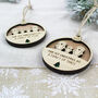 Our First Christmas As A Family Wooden Decoration, thumbnail 2 of 5