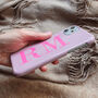 Winter Pink Personalised Phone Case, thumbnail 3 of 4