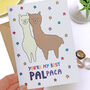 Best Friend Alpaca Card, thumbnail 1 of 2