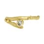 Diamond Organic Twig Engagement Ring, 18ct Gold And Natural Diamond, thumbnail 7 of 8