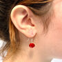 Sterling Silver Crystal Drop Earrings, thumbnail 1 of 4