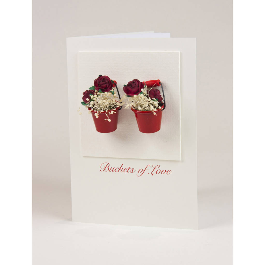 'Buckets Of Love' Card, 1 of 4