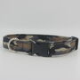 Dark Green Camouflage Dog Collar And Lead Accessory Set, thumbnail 3 of 12