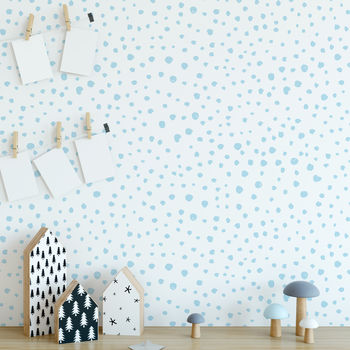 Dalmatian Dots Self Adhesive Wallpaper Various Colours, 4 of 12
