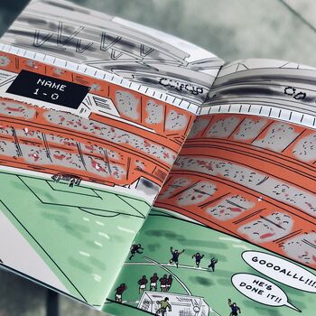 Create Your Own Personalised Football Comic Book, 5 of 7