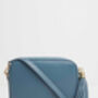Verona Crossbody Denim Blue Tassel Bag, thumbnail 1 of 2