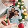 Personalised First Christmas New Home Photo Ornament, thumbnail 4 of 11
