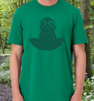 Organic Sloth T Shirt, 2 of 2
