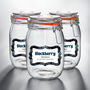 Glass Storage Jars With Vibrant Personalised Labels, thumbnail 3 of 6