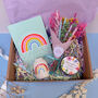 Rainbow Gift Hamper With Dried Flowers, thumbnail 3 of 4