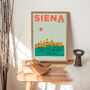Personalised Siena, Italy Travel Illustration, thumbnail 1 of 5