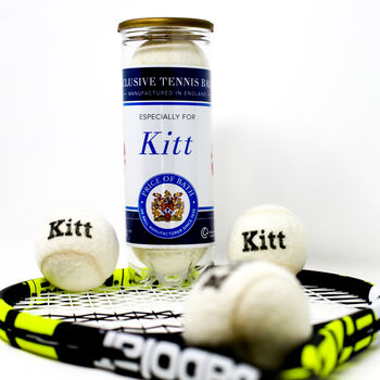 Personalised Classic Tennis Balls, 2 of 12