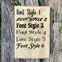 Personalised Driftwood Style Signs, thumbnail 2 of 12