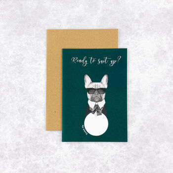 Be My Groomsman Frenchie Card, 3 of 7