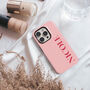 Blush Personalised Name Phone Case, thumbnail 2 of 9