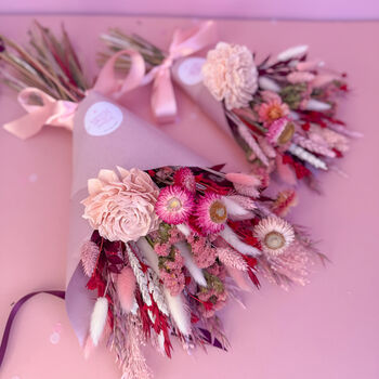 Valentines Dried Flower Bouquet, 7 of 10