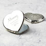 Personalised Diamante Heart Compact Mirror, thumbnail 6 of 6