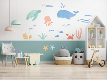 Under The Sea Fabric Wall Stickers, 2 of 4