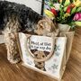 Personalised Most Of This Is For My Dog Jute Bag, thumbnail 5 of 12